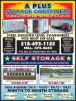 A PLUS STORAGE CONTAINERS DELIVERED TO YOUR LOCATION